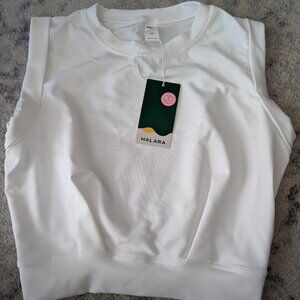 Brand New Halara Cropped Yoga Sleeveless Top